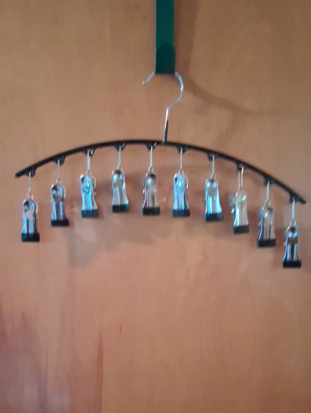 Multi-Clip Lingerie/Accessory Hanger